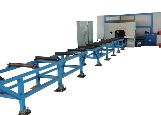 2000～13000mm Kiriş Uzunluğu Yüksek Hızlı CNC H Kiriş Delme Makinesi 10#～40# Kanal Çeliği