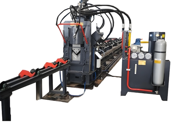 Güneş Enerjisi Montaj Sistemi İmalatı İçin Yüksek Hassasiyetli CNC Köşe Demir Zımbalama, İşaretleme ve Kesme Hattı