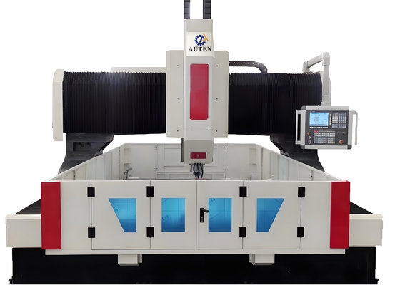 11KW / 15KW Servo Spindle Motor Gücü CNC Gantry Drilling And Milling Machine 28mm T-Slot Genişliği