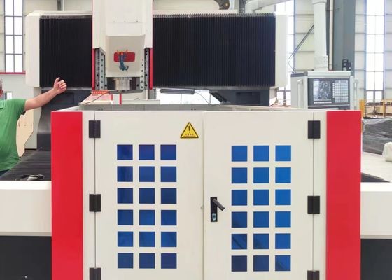 4000x3800x2800mm Genel Boyut Çalışma Masası Hareketli CNC Delme Makinesi 60mm Maksimum Delme Çapı