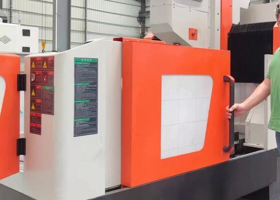 Tüp yaprak plakaları için kullanılır Flanges Cnc matkap makinesi 11KW Servo Spindle Motor Gücü