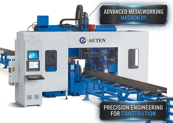 55KW Toplam Güç Cnc I Çubuk Çekme Testere İşleme Makinesi Line 3 Araç Dergisi