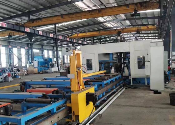 Otomatik CAD Programlama Sistemli Akıllı CNC H Kiriş Delme Makinesi