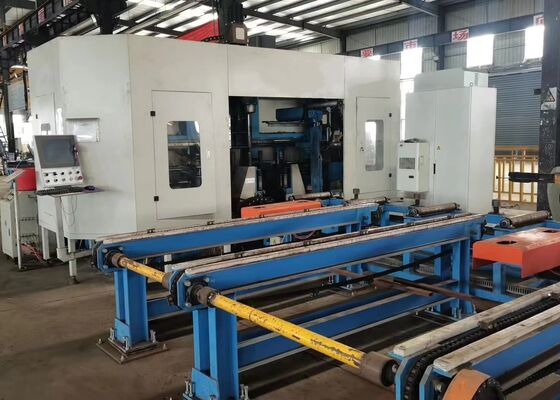 Yüksek hassasiyetli kiriş işleme için çok spindleli CNC H kiriş delme makinesi