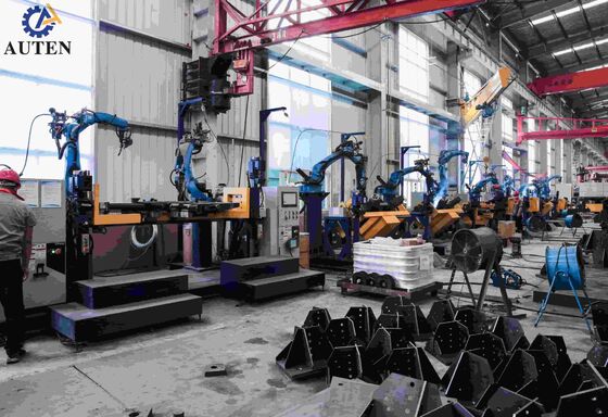Çift Pozisyonlayıcı ve Beş Eksenli Portal ile İletim Kulesi Kaynağı Sağlayan Robot Kaynak Makinesi