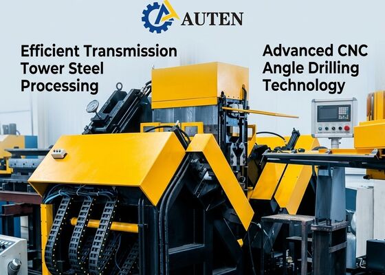 Enerji Kulesi İmalatı İçin Endüstriyel CNC Açılı Delme ve Markalama Makinesi