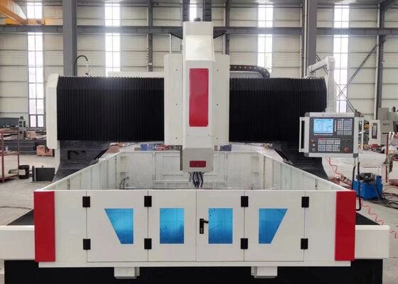 Gantry Tipi Yüksek Hızlı CNC Plak Dürme Ve Fresleme Makinesini Hassas Sürüşle