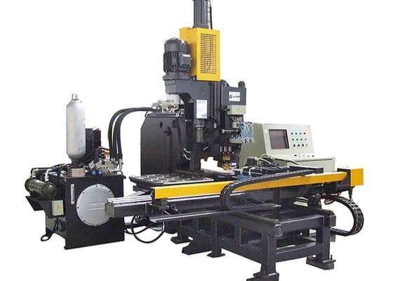 Çelik Levhalar İçin Üç Kalıp İstasyonlu CNC Levha Delme Markalama Ve Delme Makinesi